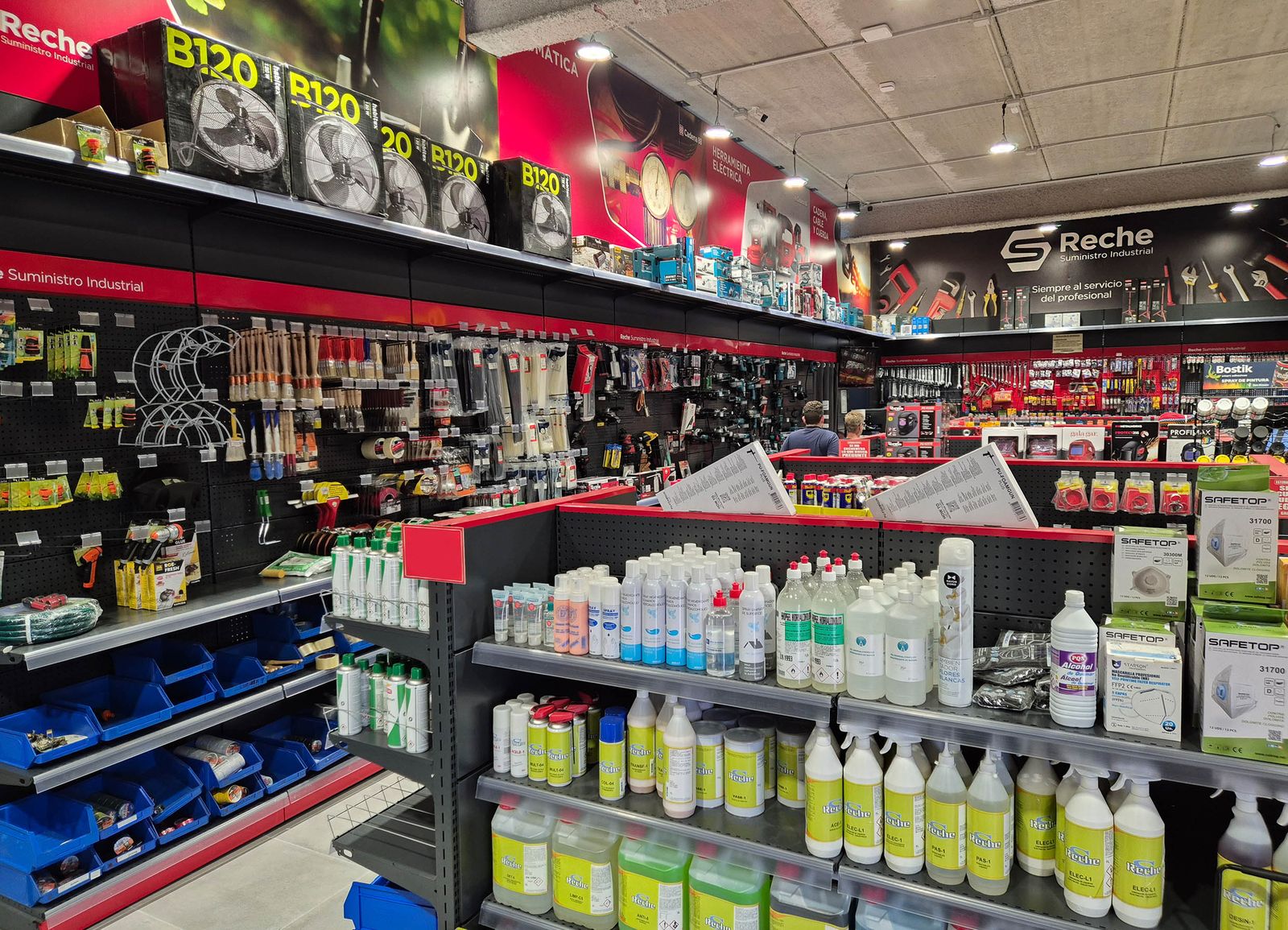 Lineal de adhesivos, lubricantes y químicos técnicos